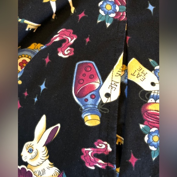 Dangerfield Alice in Wonderland Skirt. Cotton lining + tulle. Size- 6 - Picture 10 of 10